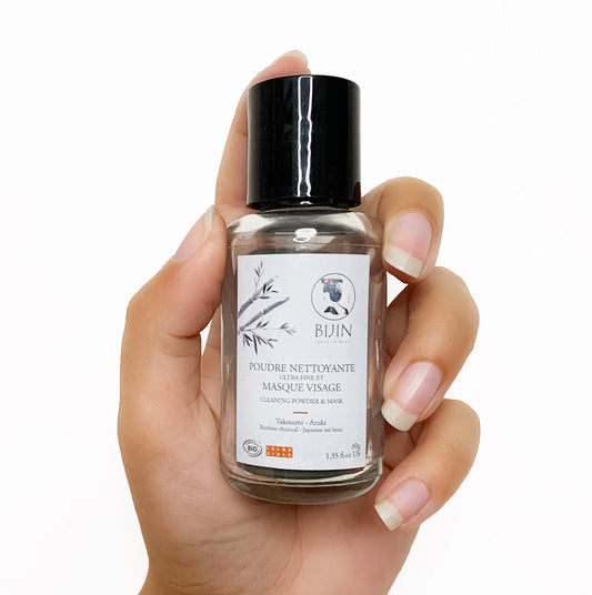 Poudre nettoyante et masque visage au charbon takesumi 2 en 1