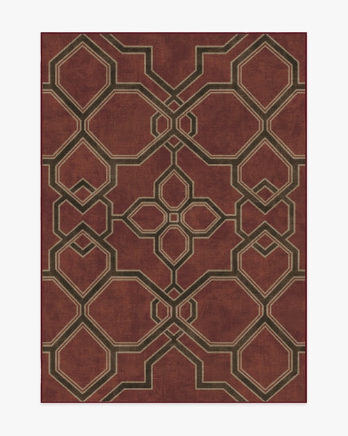 Martyn Lawrence Bullard Kian Red Tufted Rug