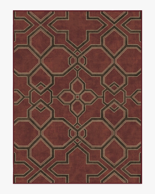 Martyn Lawrence Bullard Kian Red Tufted Rug