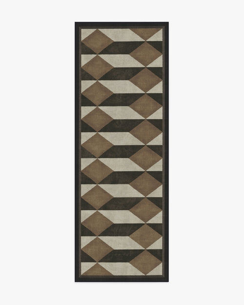 Martyn Lawrence Bullard Oak Black & Camel Tufted Rug