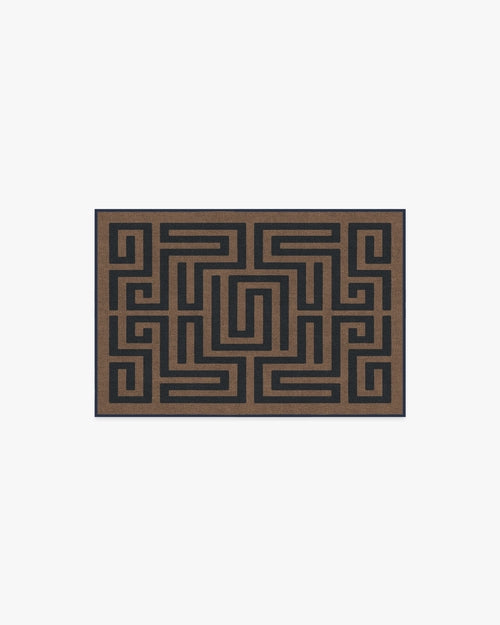 Maze Navy & Natural Rug