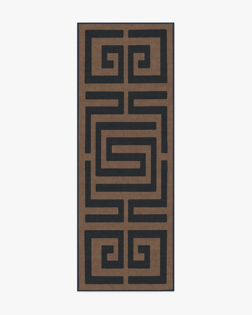 Maze Navy & Natural Rug