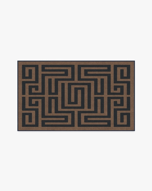 Maze Navy & Natural Rug