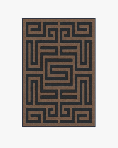 Maze Navy & Natural Rug