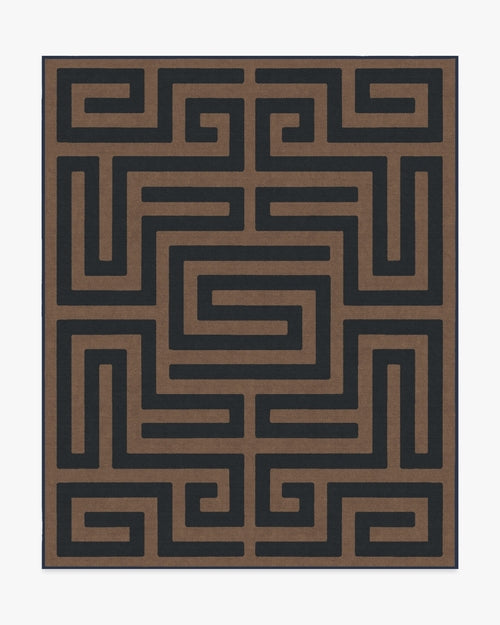 Maze Navy & Natural Rug
