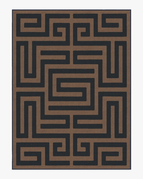 Maze Navy & Natural Rug
