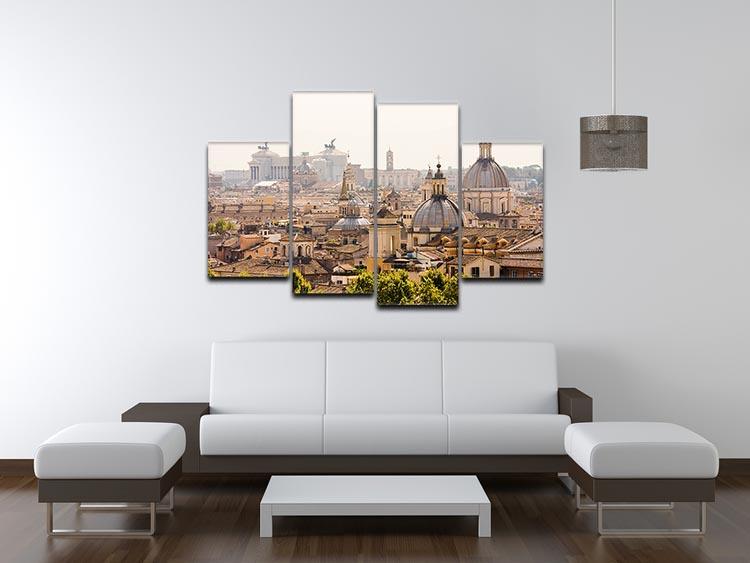 monument and several domes 4 Split Panel Canvas