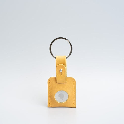 Leather AirTag Keyring