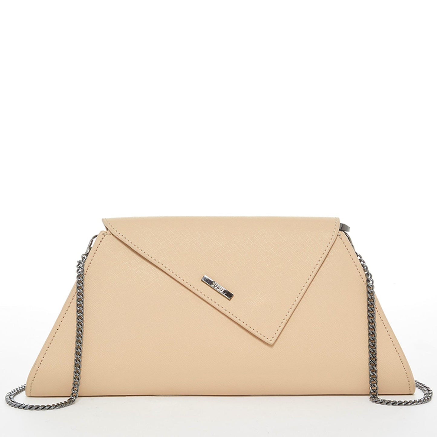 SUSU Leather Clutch Bag Nude Clutch Purse Beige Evening Bag Tan