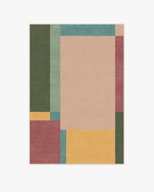 Quinn Tufted Rug in PANTONE™ Golden Apricot