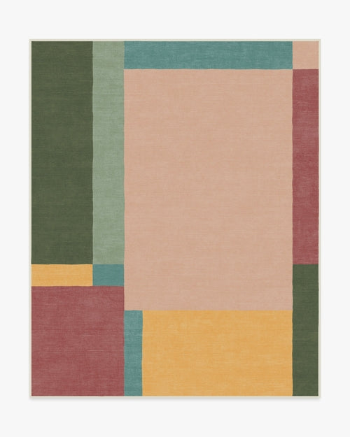 Quinn Tufted Rug in PANTONE™ Golden Apricot