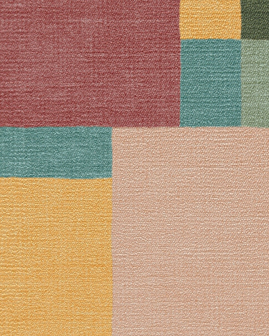 Quinn Tufted Rug in PANTONE™ Golden Apricot