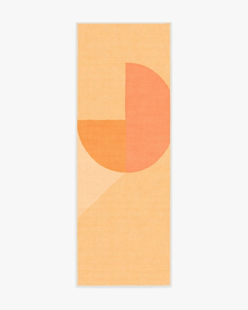 Pantone Peach Fuzz Pop Divide Tufted Rug