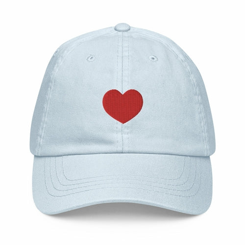 Casquette COLOMBE en coton broderie coeur