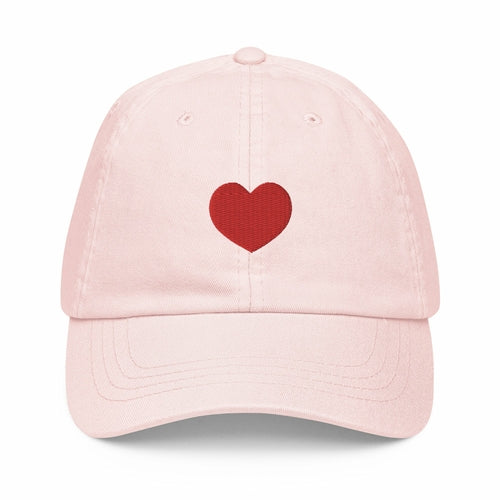 Casquette COLOMBE en coton broderie coeur