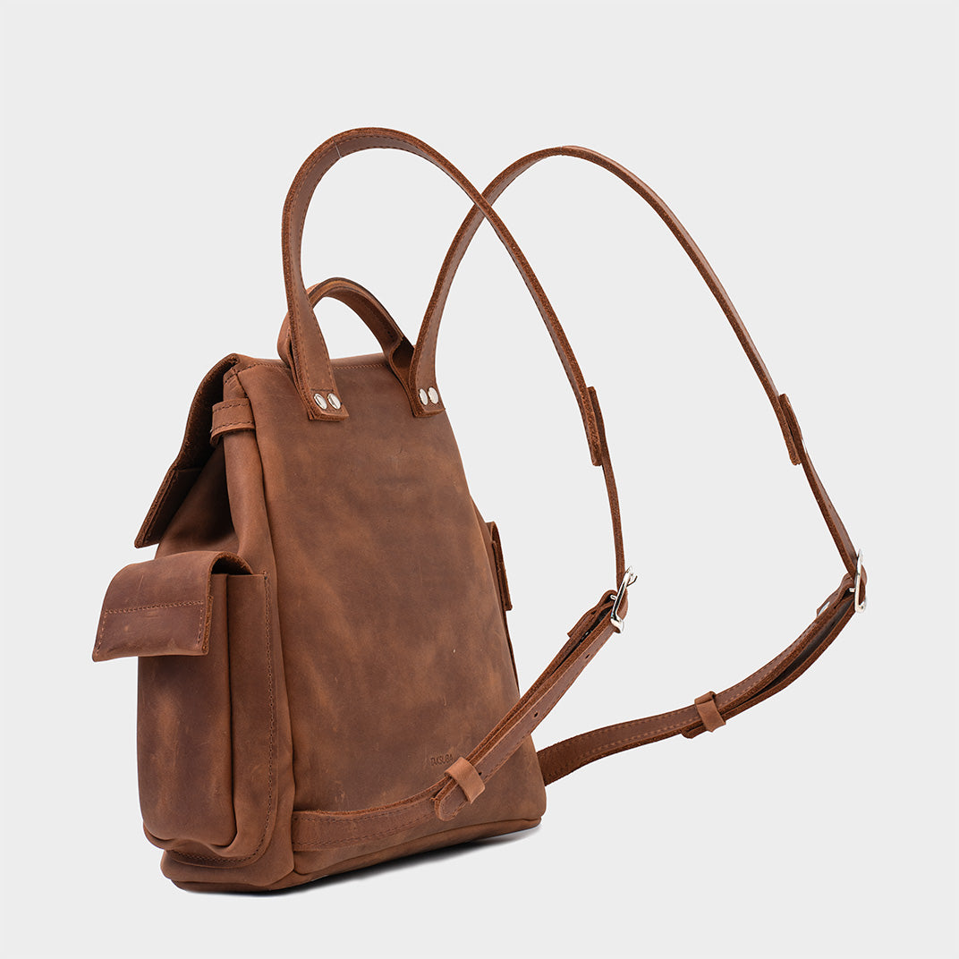 Leather Backpack - European