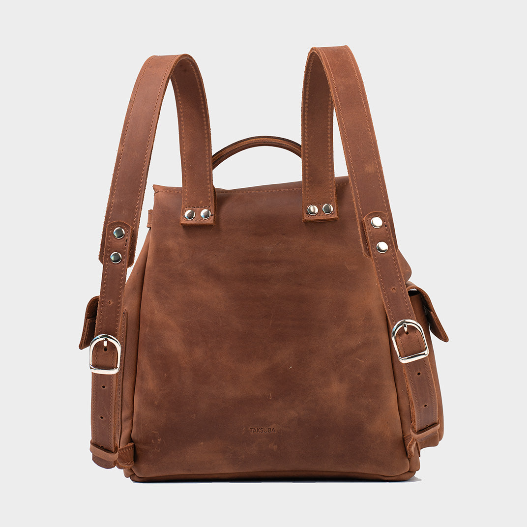 Leather Backpack - European