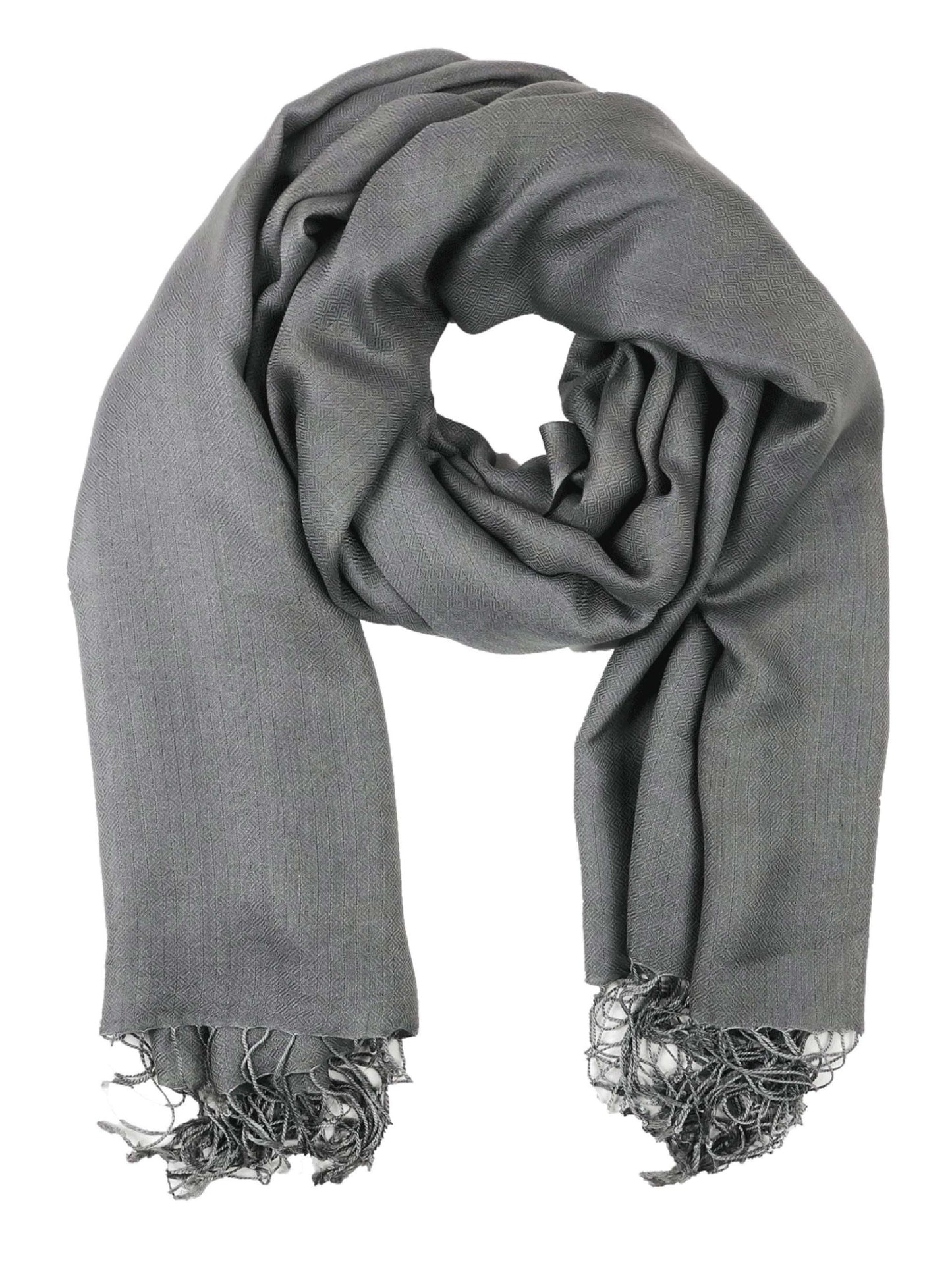 Gray Modal Solid Scarf