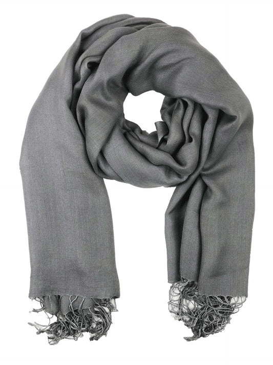Gray Modal Solid Scarf