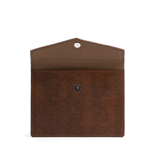 iPad Leather Sleeve - Snake Print