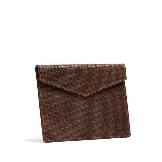 iPad Leather Sleeve - Geometric Net