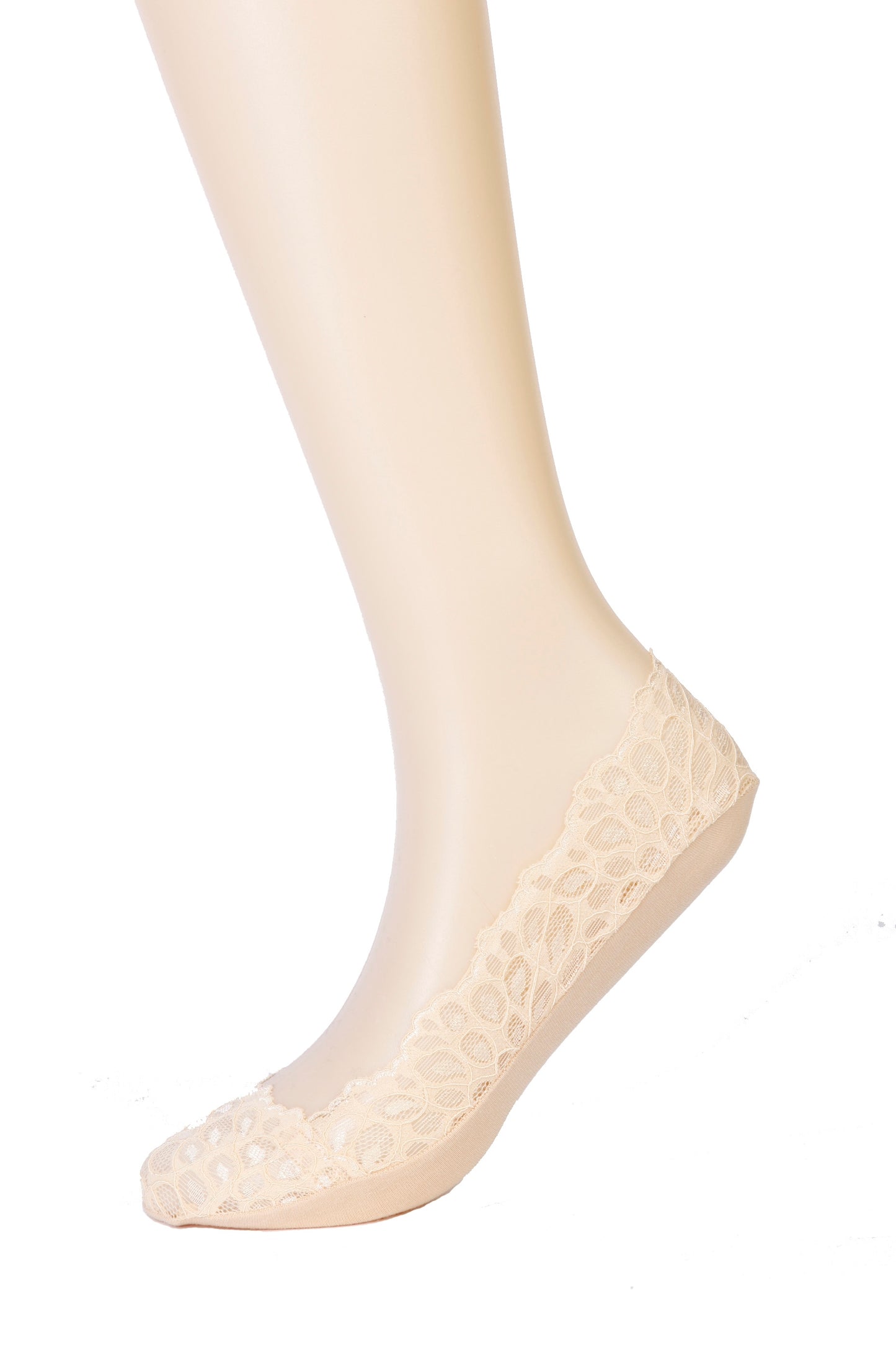 RICCA beige no show footies