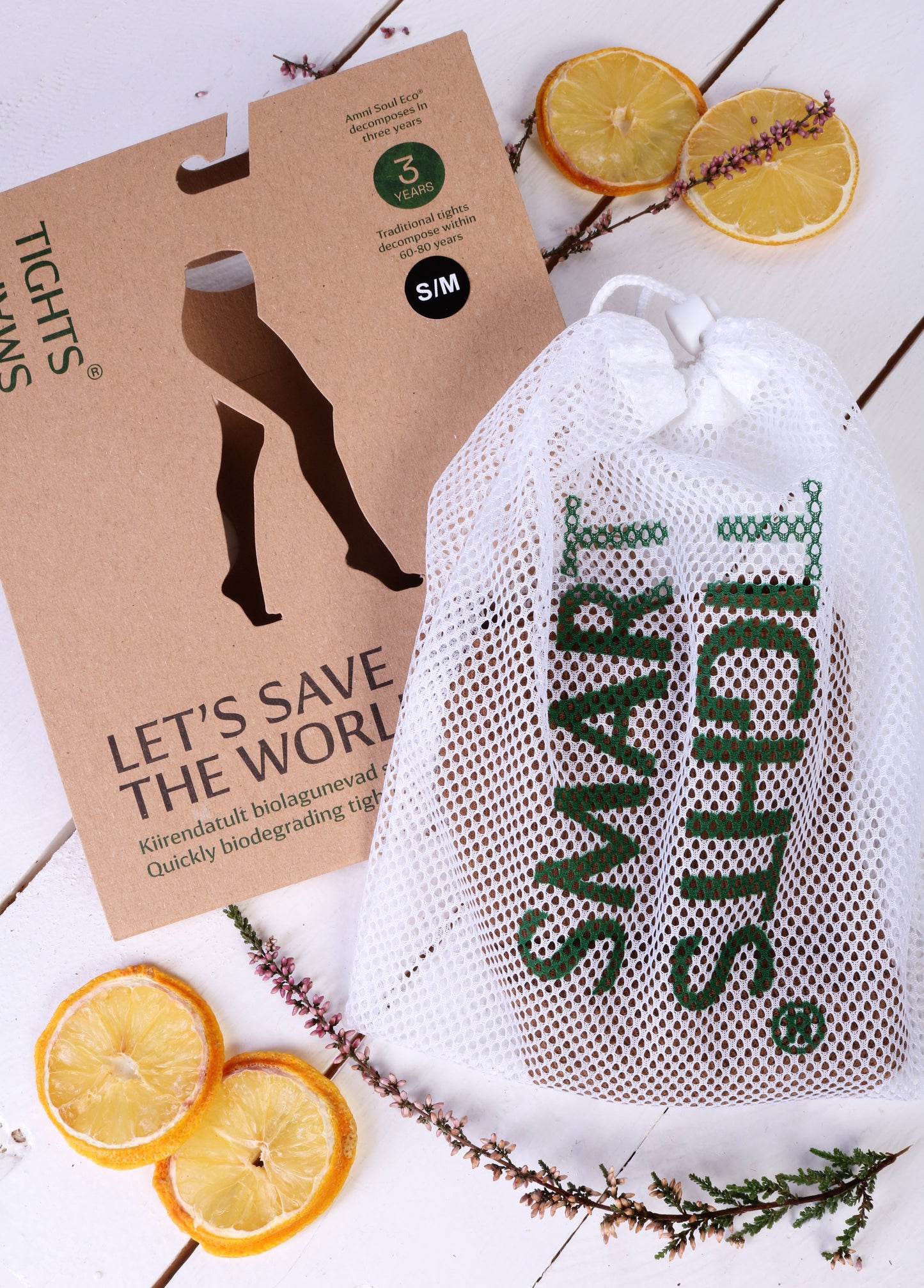 SMART TIGHTS black 30 DEN quickly biodegrading tig