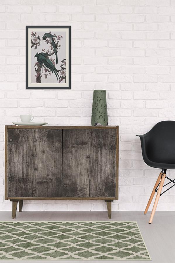 Soraya Trellis Sage Rug