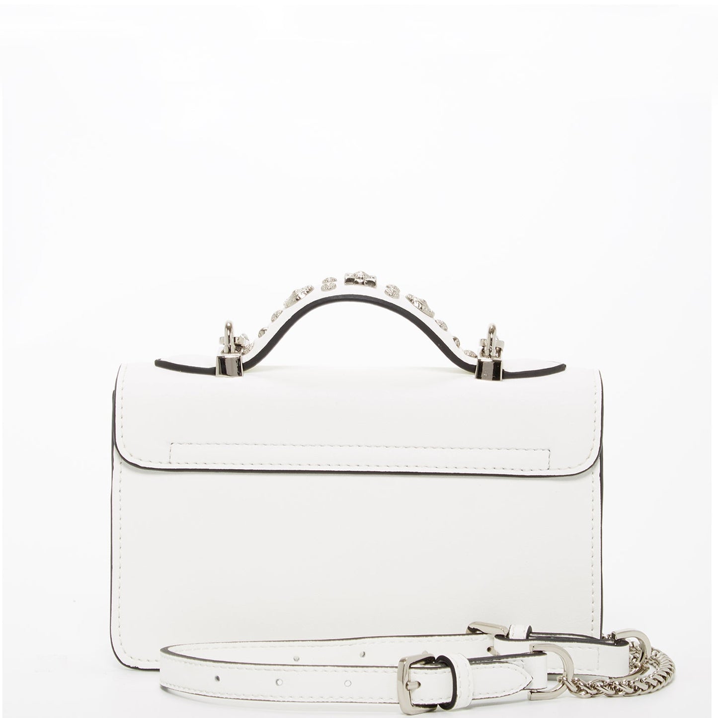 SUSU Small Leather Crossbody Bag White Purse Women's Handbag