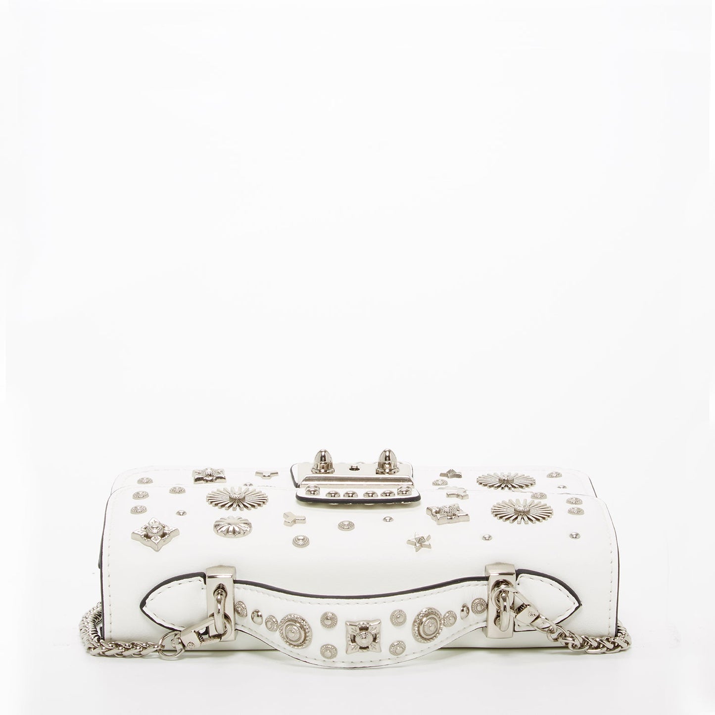 SUSU Small Leather Crossbody Bag White Purse Women's Handbag