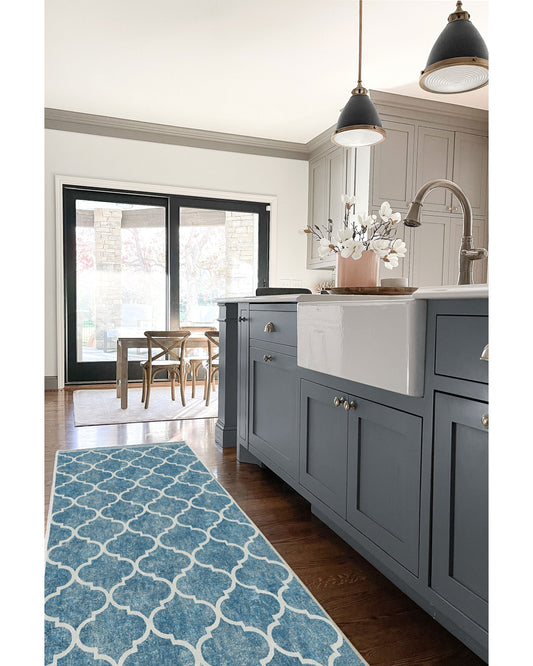 Terali Blue Tufted Rug