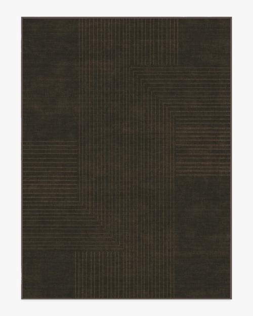 The Hiltons Bel Air Dark Chocolate Tufted Rug