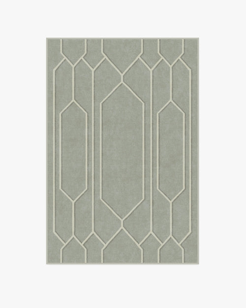 The Hiltons Bryant Sage & Cream Tufted Rug