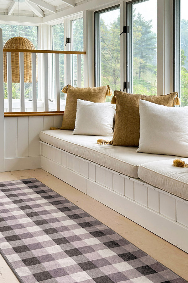 The Home Edit Sutton Lavender Tufted Rug