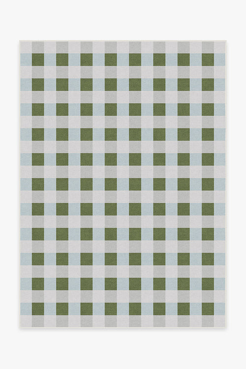 The Home Edit Sutton Moss Green & Blue Tufted Rug