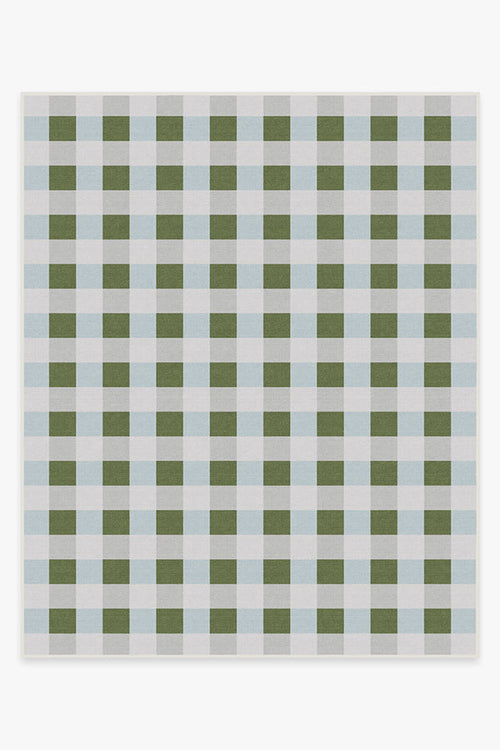 The Home Edit Sutton Moss Green & Blue Tufted Rug