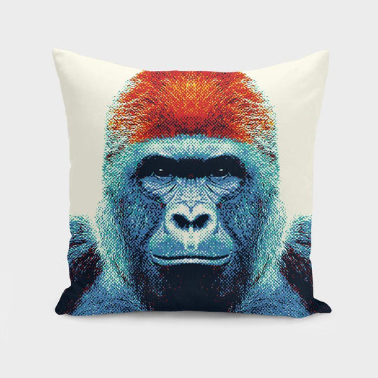 Gorilla - Colorful Animals  Cushion/Pillow