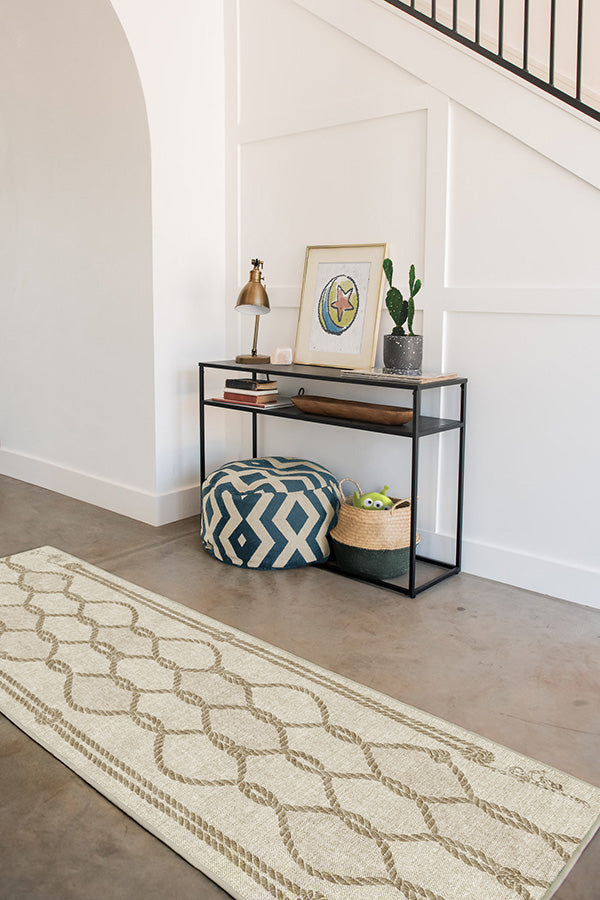 Toy Story Rope Trellis Camel Rug