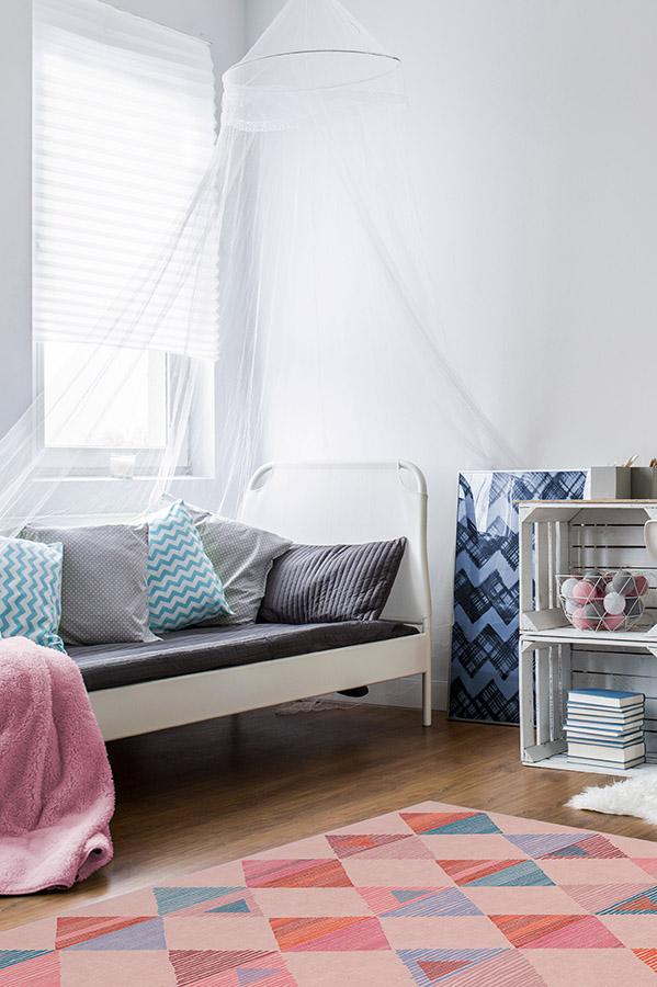 Ziggy Pink Tufted Rug